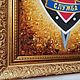 Герб ФСБ картина из янтаря в раме Символика эмблема в подарок 10800104. Картины. Балтамбер (Янтарь Балтики) (baltamber). Ярмарка Мастеров.  Фото №6