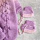 Order Children's jumpsuit knitted Gradient. Mimi-detki. Livemaster. . Overall for children Фото №3