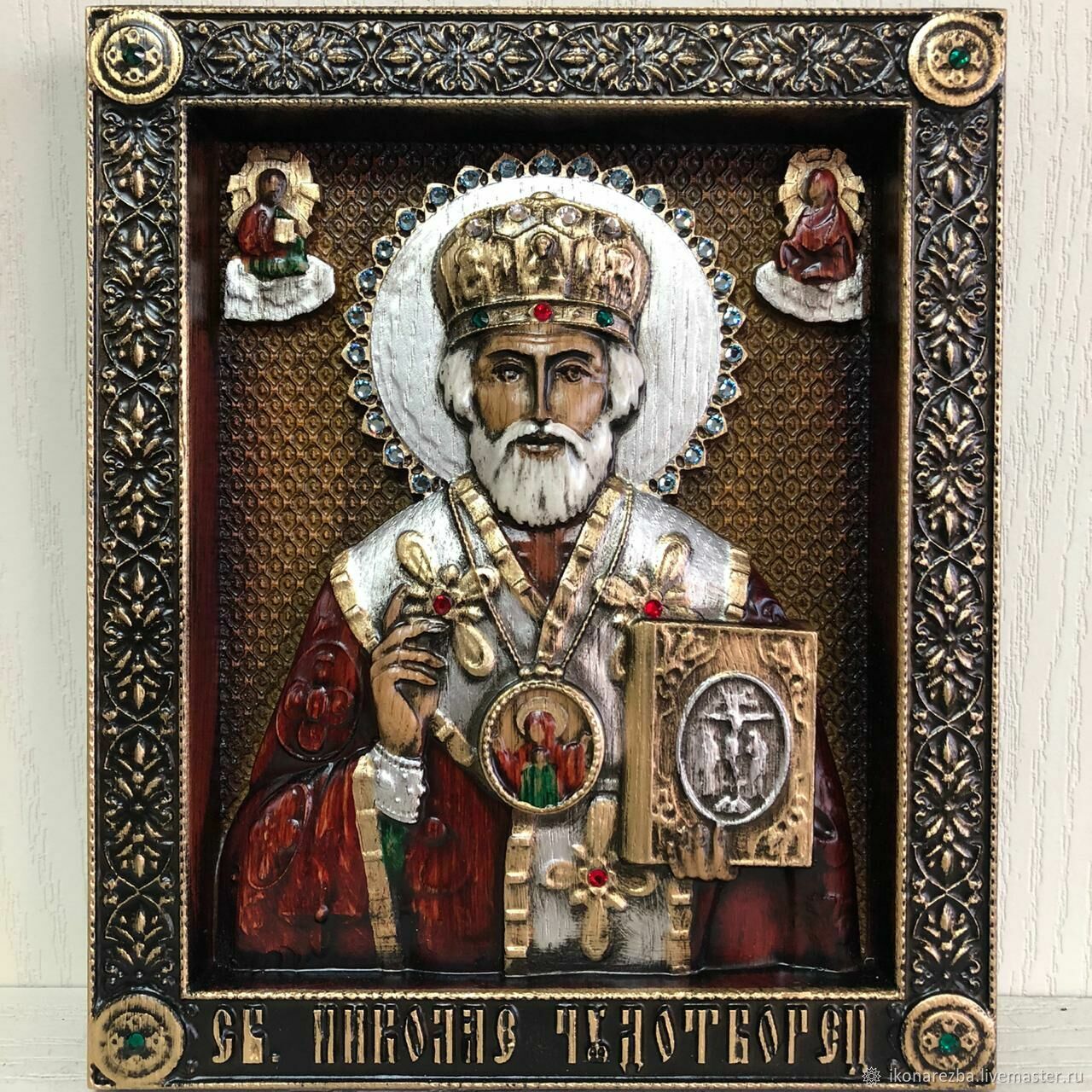 Иконы: Икона Николай Угодник в интернет-магазине Ярмарка Мастеров по ...