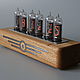 Lamp clock 'Diesel' LX (Ash) IN-14. Tube clock. Customdevices (customdevices). My Livemaster. Фото №4