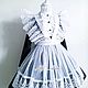 Кружевной Фартук "Sylvia" арт. 5. Школьная форма. Little___dress. Интернет-магазин Ярмарка Мастеров.  Фото №2