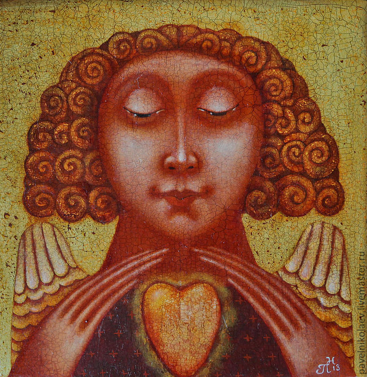 "Золотое сердце", авторская печать, Картины, Новороссийск,  Фото №1