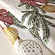 Table cloth with embroidery ' fir garland», Tablecloths, Moscow,  Фото №1