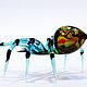Интерьерная фигурка из цветного стекла Паук Solitaire. Статуэтки. Мастерская Animals in Glass. Ярмарка Мастеров.  Фото №5