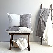 Для дома и интерьера handmade. Livemaster - original item Bed linen made of boiled cotton with Scandinavian style. Handmade.
