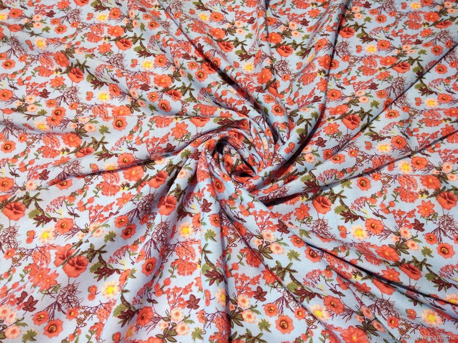 Штапель. Вискоза 100% купить в интернет-магазине Ярмарка Мастеров по ...