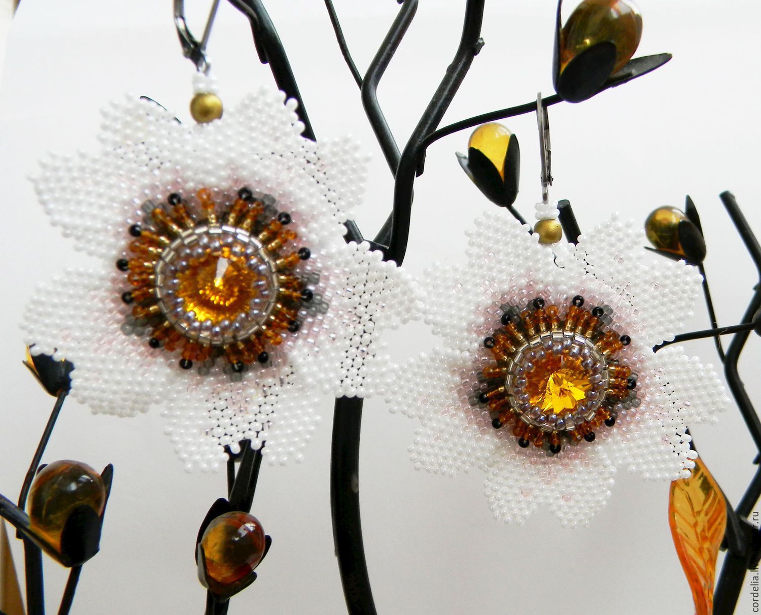 Серьги "Rosehip" ("Шиповник") в интернет-магазине на Ярмарке Мастеров ...