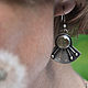 Dandelion earrings, Rutile quartz. Earrings. dikoobraz. My Livemaster. Фото №5