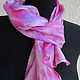 Batik scarf Shibori 145h40 cm, Scarves, Riga,  Фото №1