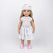 Куклы и игрушки handmade. Livemaster - original item Doll clothes: Doll dress 50 cm (Gotz). Handmade.