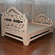 Doll crib No. 1255. Doll furniture. Anna. Blanks (komfortno1). Online shopping on My Livemaster.  Фото №2