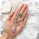 Rose Tenderness pendant with rose quartz - stylish large pendant. Necklace. LovelyStones. Online shopping on My Livemaster.  Фото №2