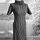 Order Dress knitted with large braids. In the rhythm of time. Knitting.. Livemaster. . Dresses Фото №3