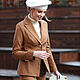 Traje de pantalón de lana con forro dorado PARA mujer, Suits, Moscow,  Фото №1
