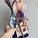 Баба-Яга сказочная текстильная , 28 см. Народная кукла. Ручной Лис. Ярмарка Мастеров.  Фото №5