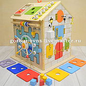 Куклы и игрушки handmade. Livemaster - original item Developing multifunctional complex-house 6v1 