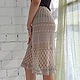 Summer openwork skirt crocheted from cotton. Skirts. Lena Aseeva Knit and Felt. Online shopping on My Livemaster.  Фото №2