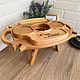 Винница Винный столик из дерева. Менажницы. Studio63_wood. Интернет-магазин Ярмарка Мастеров.  Фото №2