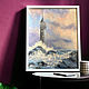 Oil painting 'lighthouse. Sea foam'. Pictures. letymary (letymary). Online shopping on My Livemaster.  Фото №2