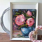 Картины и панно handmade. Livemaster - original item Oil painting still life of a Rose! flowers, oil. Handmade.