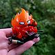 Заказать 3D фигурка Кальцифер Ходячий замок calcifer. Антонина (happyfingers). Ярмарка Мастеров. . Статуэтка Фото №3