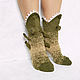 Crocodile Socks Biting Bright Socks For Women 36-37 r-r. Socks. Yuliya Chernova. Online shopping on My Livemaster.  Фото №2