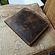 Order Wallet made of genuine leather,, Bifold,,. Gothicleather. Livemaster. . Purse Фото №3