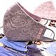 Маска кружевная, пудрово-розовый, хлопок, в подарочной упаковке, Защитные маски, Калуга,  Фото №1