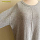 Заказать Платье "Первый снег", кашемир+ меринос. FAVORITE KNITWEAR (Наталья). Ярмарка Мастеров. . Платья Фото №3