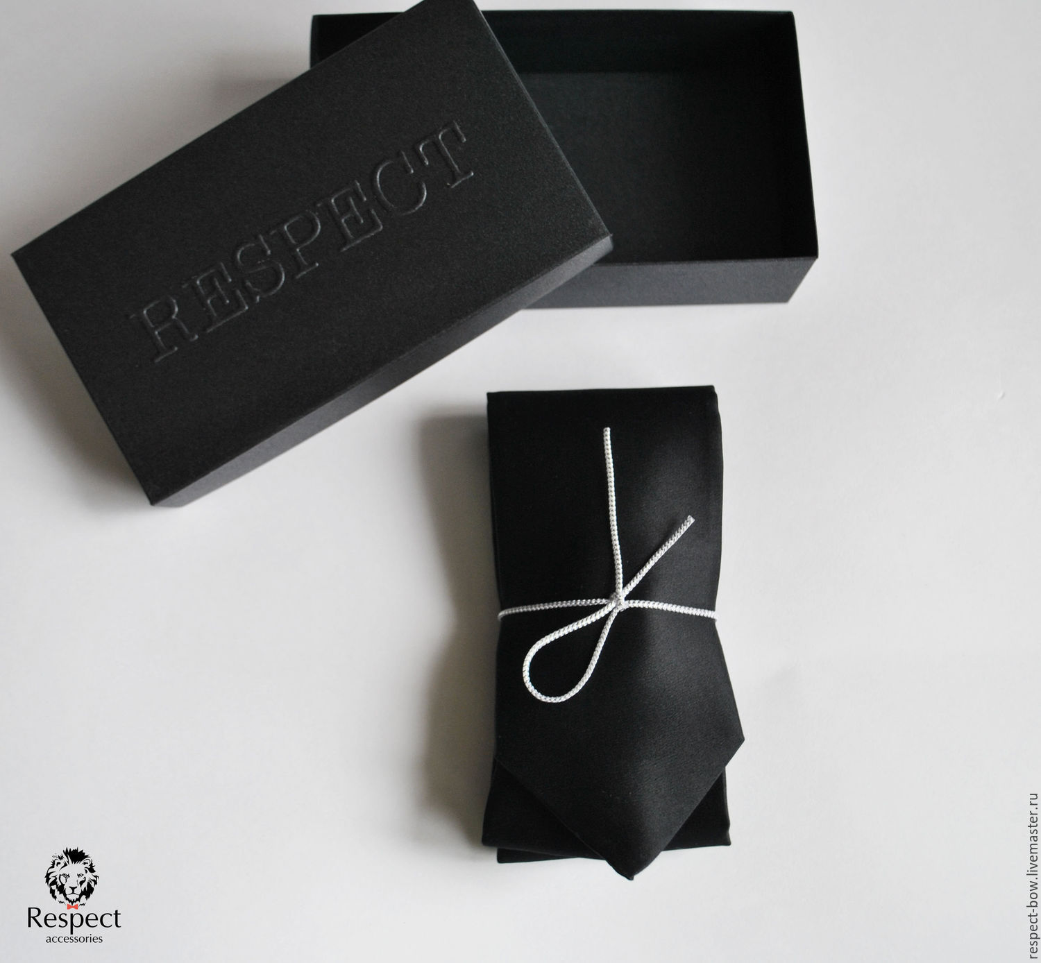 Black tie premium Perfetto / natural Italian silk, Ties, Moscow,  Фото №1