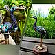 Заказать Винтаж: ЖУРАВЛЬ  ФИГУРКА  ПТИЦЫ  Cloisonne Клуазоне  Китай. Чердак дяди Рико. Ярмарка Мастеров. . Статуэтки винтажные Фото №3