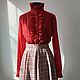 Blusa de mujer 'oficina aburrida'. Blouses. Moda No Time. My Livemaster. Фото №6