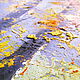 Картина Пейзаж 50х70 Импрессионизм, Осень, Речка, Импасто. Картины. Вкусные Картины. Ярмарка Мастеров.  Фото №4