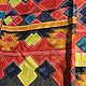 Harlequin shawl, silk, Europe. Vintage handkerchiefs. Dutch West - Indian Company. My Livemaster. Фото №5