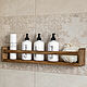 Bathroom shelf made of light oak, 60 cm. Shelves. Foxwoodrus. Online shopping on My Livemaster.  Фото №2