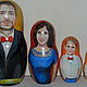 dolls with a portrait to order. Dolls. nesting dolls on order (Galinnna). Online shopping on My Livemaster.  Фото №2