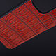 Чехол на любую модель iPhone из кожи крокодила IMA8002OB. Чехол. CrocShop товары из экзотической кожи. Ярмарка Мастеров.  Фото №4