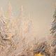 Pastel painting of a winter landscape in the forest in soft colors. Pictures. paintmart (oikos). My Livemaster. Фото №5
