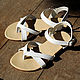 Sandals 'Purity'. Sandals. KolibriLeather. Online shopping on My Livemaster.  Фото №2