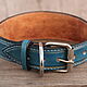 Leather dog collar 'Avatar'. Dog - Collars. Narmo leather workshop.. My Livemaster. Фото №4