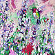 Hummingbird bird oil painting 'Summer Heat' abstraction. Pictures. Svetlana Samsonova. My Livemaster. Фото №6