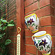 Order Wall-mounted planters ' Fancy flowers. clematis'. Elena Zaychenko - Lenzay Ceramics. Livemaster. . Pots1 Фото №3