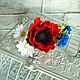 Order Hair clip with poppy, Daisies and Cornflowers (large). Olga-art-flower. Livemaster. . Hairpins Фото №3