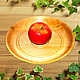 Wooden plate made of cedar wood. 27.3 cm. T12, Plates, Novokuznetsk,  Фото №1