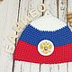 Банная шапка "Россиянка" ручной работы, Шапки, Санкт-Петербург,  Фото №1
