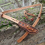 Аксессуары handmade. Livemaster - original item Amber leather belt