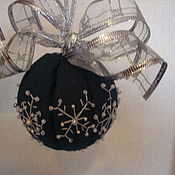 Сувениры и подарки handmade. Livemaster - original item Christmas ball "Snowflake". Handmade.