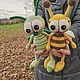 Soft knitted toy insects Bugs. Stuffed Toys. samacvetik. Online shopping on My Livemaster.  Фото №2