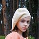Комплект Ажурный берет и Французская косынка. Береты. O'Nelly (Nelya Brodovska). Интернет-магазин Ярмарка Мастеров.  Фото №2