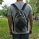 Backpack denim Infinity Gray. Backpacks. bRucksack. Online shopping on My Livemaster.  Фото №2